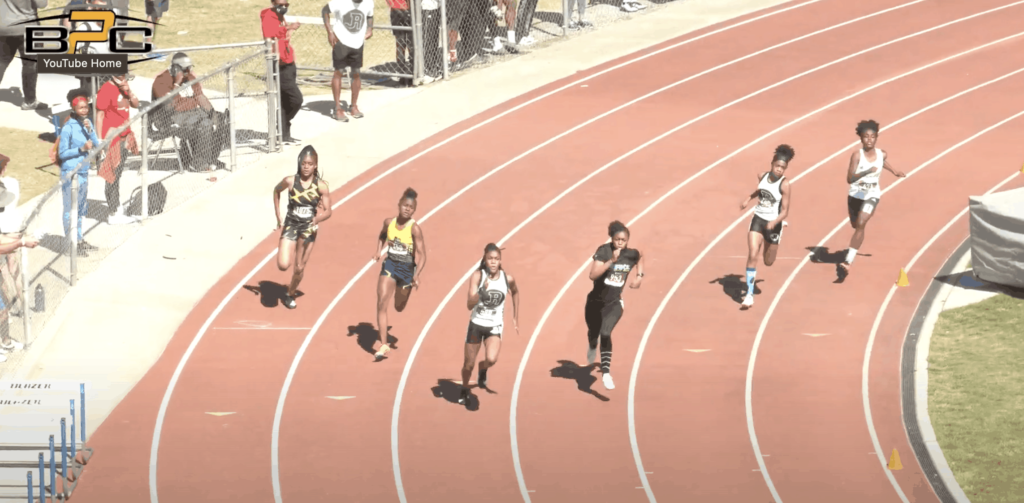 200M Girls Finals GA Middle School State Championship Born to Compete